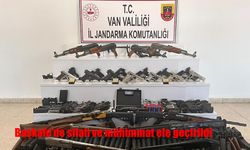 Başkale'de silah ve mühimmat ele geçirildi