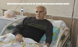 Bitlis Devlet Hastanesi’nde bir ilk: Kapalı yöntem omurga ameliyatı yapıldı