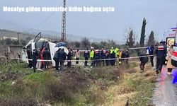 Sağlık çalışanlarını taşıyan minibüs üzüm bağına uçtu: 25 yaralı