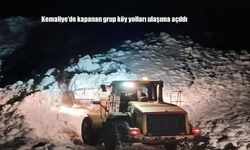 Kemaliye’de kapanan grup köy yolları ulaşıma açıldı