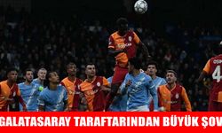 Galatasaray taraftarı, Manchester City deplasmanında takımını yalnız bırakmadı