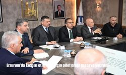 Erzurum’da kırmızı et üretimi için pilot proje masaya yatırıldı