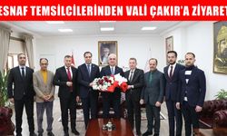 Muş’un esnaf temsilcilerinden Vali Çakır’a ziyaret