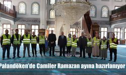 Palandöken’de Camiler Ramazan ayına hazırlanıyor
