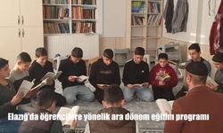 Elazığ’da öğrencilere yönelik ara dönem eğitim programı