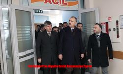 Vali Bozkurt, Diyadin Devlet Hastanesinde Sahaya İndi