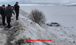 Sarıkamış’ta sis ve buz kazaya neden oldu: Otomobil şarampole uçtu