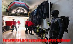 Dondurucu soğuk engel değil: SAK Timi Muş ve bölge iller için tatbikatta