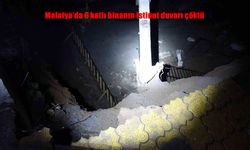 Malatya’da Toprak Kayması Sonrası İstinat Duvarı Çöktü