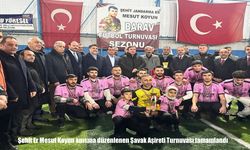 Şehit Er Mesut Koyun anısına düzenlenen Şavak Aşireti Turnuvası tamamlandı