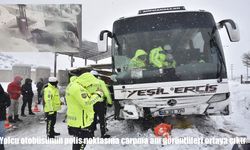 Bitlis’te 4 polisin yaralandığı kazanın görüntüleri ortaya çıktı
