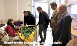 Akçadağ Belediye Başkanı Ulutaş'tan hastane ziyareti
