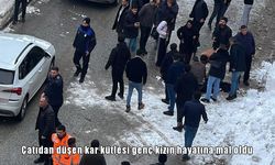 Bitlis’te çatıdan düşen kar can aldı