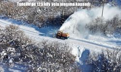 Tunceli’de 125 köy yolu ulaşıma kapandı