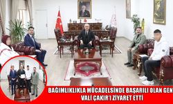 Muş’ta bağımlılık tedavisini tamamlayan gençten Vali Çakır’a ziyaret