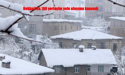 Hakkari’de Kar Yeniden Bastırdı: 160 Yerleşim Yolunda Ulaşım Aksadı