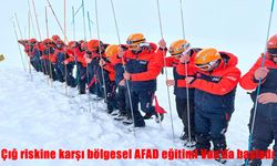 Van'da çığ riskine karşı bölgesel AFAD eğitimi başladı