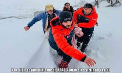 Şırnak’ta AFAD personeli, yaralı vatandaşı 400 metre sırtında taşıdı