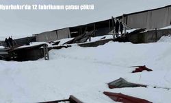 Diyarbakır’da 12 fabrikanın çatısı çöktü