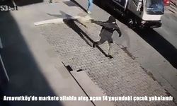 Arnavutköy'de 14 yaşındaki çocuk markete ateş açtı