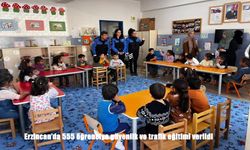 Erzincan’da Miniklere Güvenlik ve Trafik Bilinci Aşılandı