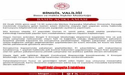 Bingöl’de silahlı cinayet: 5 şüpheli tutuklandı