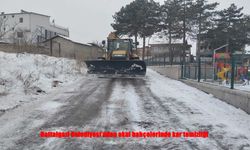 Battalgazi’de okullar için kar seferberliği