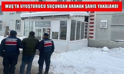 Muş’ta uyuşturucudan 4 yıl hapis cezası olan şahıs yakalandı