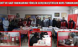 Muş’ta şehit ve gazi yakınları ebru sanatını öğrendi