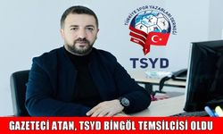 TRT Haber muhabiri Atan, TSYD Bingöl temsilciliğine atandı