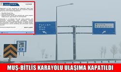 Muş–Bitlis yolu ağır tonajlı araçlara kapatıldı