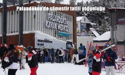 Palandöken'de sömestir tatili yoğunluğu