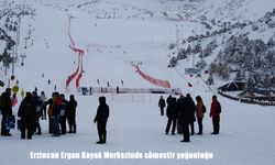 Erzincan Ergan Kayak Merkezinde sömestir yoğunluğu