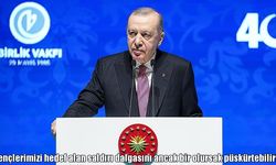 Cumhurbaşkanı Erdoğan: Gençlerimizi hedef alan saldırı dalgasını ancak bir olursak püskürtebiliriz