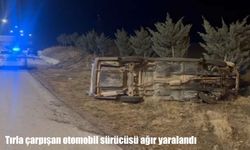 Afyonkarahisar’da tır ile otomobil çarpıştı: 1 ağır yaralı