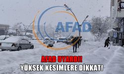 Muşlular dikkat! AFAD'dan çığ uyarısı