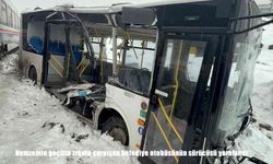 Diyarbakır’da trenle belediye otobüsü çarpıştı: 1 yaralı