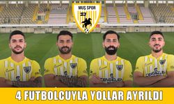 Muşspor'da 4 futbolcuyla yollar ayrıldı