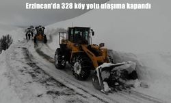 Erzincan’da 328 köy yolu ulaşıma kapandı