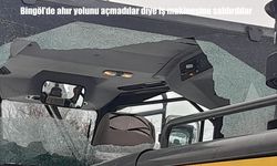 Bingöl’de ahır yolu tartışması büyüdü: İş makinesine saldırı