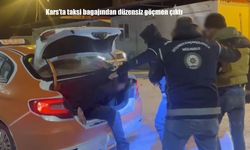 Kars’ta taksi bagajından 2 düzensiz göçmen çıktı: 2 kişi tutuklandı