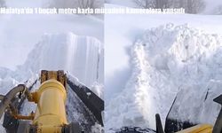 Malatya'da karla mücadele sürüyor