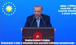 Cumhurbaşkanı Erdoğan açıkladı, Genç İstihdam Hamlesi başlıyor: 3 yılda 3 milyon gence iş