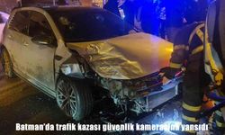 Batman’da bir otomobil park halindeki araçlara çarptı: 1 yaralı