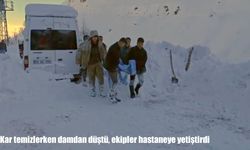 Siirt’te kar temizliği sırasında kaza: 16 yaşındaki çocuk damdan düştü