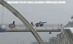 Diyarbakır’da üst geçitte çocuklara şiddet: O anlar kamerada