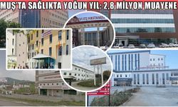 Muş’ta sağlık sistemi saat gibi işledi: 2,8 milyon muayene, 57 bin ameliyat