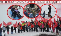 Bulanık’ta kaymakamlık ve jandarmadan unutulmaz kış şenliği