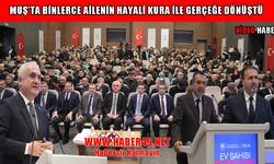 TOKİ kuraları çekildi: Muş'ta hak sahipleri belli oldu