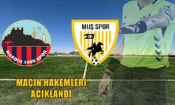 Mardin 1969-Muşspor maçının hakemleri açıklandı